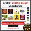 675 GB+ Graphic Design Mega Bundle